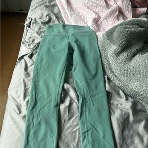 Teal Lululemon Leggings Size 4